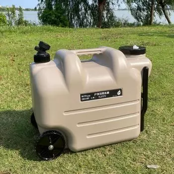 28л кувшин для воды, контейнер для воды для кемпинга, портативный резервуар для воды с патрубком для кемпинга на открытом воздухе хаки