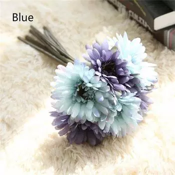 28см10 головок/букет искусственные цветочные шелковые цветы искусственный цветок герберы для украшения дома