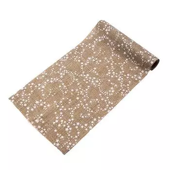 28x270 см льняная хлопковая скатерть с рождественским принтом DIY украшение праздничного стола Christmas tree