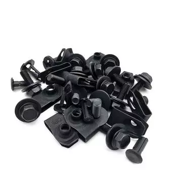 28x Болты брызговика двигателя Клипсы крыла бампера для Nissan 350z 370z Infiniti