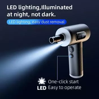 290000Pa 3 в 1 Air Duster Пылесос 3-ступенчатый мощный всасывающий беспроводной ручной беспроводной очиститель для автомобиля, домашнего компьютера