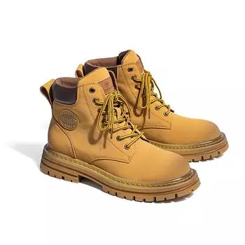 2911 Ingenuity Version Rhubarb Boots Men s and Women s Couples Outdoor Tooling Martin Boots Hiking Hiking Boots Female size -35