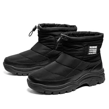 2930 Polar Snow Boots Men s Winter Fleece Thickened Casual Versatile Warm Cotton Shoes Waterproof and Non-slip Winter Shoes 38