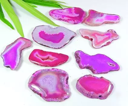 293Cts. ЛОМТИК ДРУЗИ АГАТ 09 ШТ. КАБОШОНЫ, ДРАГОЦЕННЫЕ КАМНИ, ЛОТ 40-45 ММ RQ-154