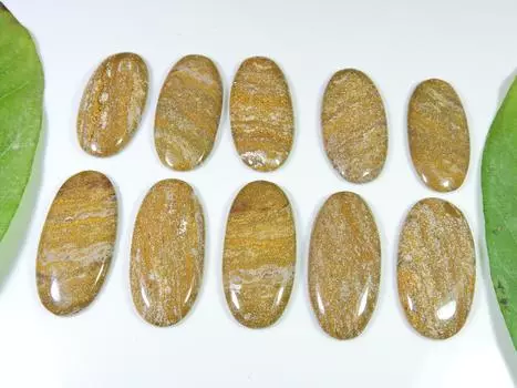 294Cts. Натуральный океанический яшма овальный кабошон драгоценный камень россыпью 10 шт. лот 39-41 мм RQ-1168