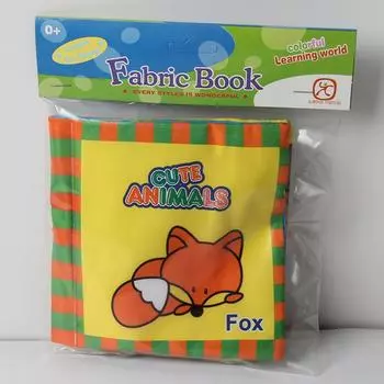 2954 English Early Education Cognition Baby Cloth Book Bb Called Cloth Book Infant Palm Book Vehicle Forest Animals