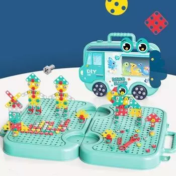 298 игрушек для игрушек в домике для детей Набор инструментов Монтессори с A