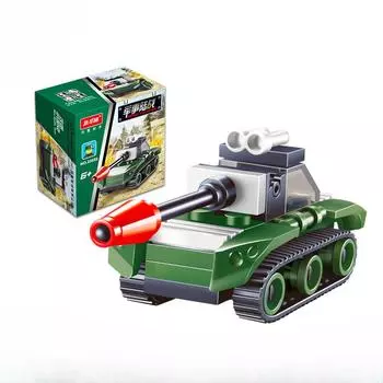 29 шт., военные серии, маленькие боевые танки, строительные блоки, детские игрушки