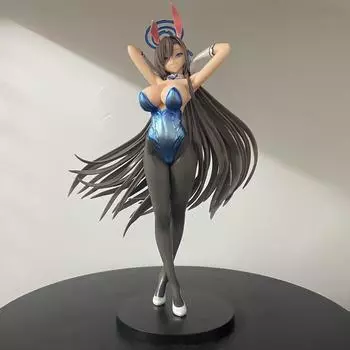 29 см Синий Архив Ичиносе Асуна Банни Девушка Аниме ПВХ Фигурка Игрушка Коллекционная Модель Кукла
