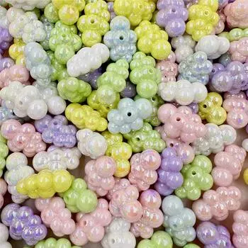 29мм Виноград Модные Ювелирные Аксессуары DIY Акриловые 7шт Бусины бусины зелёный