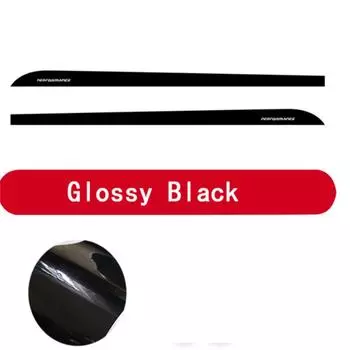 2.05M Глянцевый Черный Наклейки Полосы На Пороги Боковых Юбок Для BMW F30 F22 F23 E90 E91 E92 E93