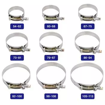 2,0 2,25 2,5 2,75 3,0 3,25 3,5 3,75 4,0 Т-образный болт Выпускной зажим Впускной турбовыпускной интеркулер Силиконовая муфта 1 шт.