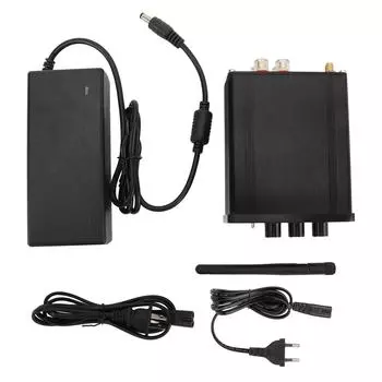 2.0 стерео двухканальный стереоусилитель Bluetooth 5.2 пассивный усилитель мощности динамика для дома EU Plug