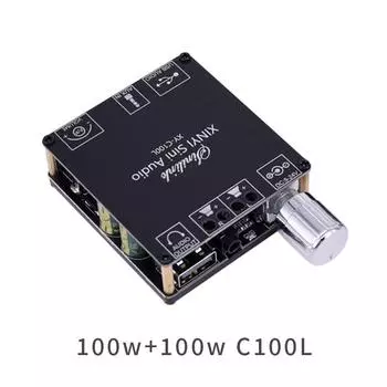 2*100 Вт Bluetooth 5,0 цифровой усилитель мощности плата AUX динамик 2,0 CH стерео домашняя музыка беспроводной модуль аудио усилитель