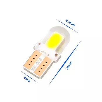 2/10/20 шт. 4 чипа COB свет автомобильный светодиодный W5W T10 194 168 W5W 4SMD для парковочной лампы клин габаритный фонарь силикагель автомобильный номерной фонарь 6500K