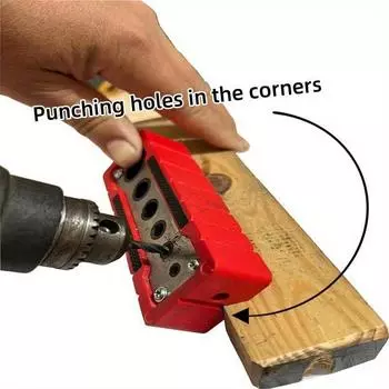 2-12/3-13 мм вертикальный шаблон для отверстий в карманах, направляющая для сверления дюбелей по дереву, самоцентрирующаяся направляющая для сверл на 9 отверстий, позиционер, локатор 3-13