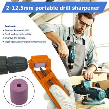 2-12,5 мм заточной станок для сверл корундовый шлифовальный круг для полировки (оранжевый) *