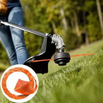 2/15 шт. сменная витая триммерная леска для резки сорняков, термостойкая, высокоэффективная, прочная нейлоновая леска для кошения для EGO Power + AL2420P 14FT 2pcs