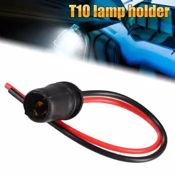 2/16 шт DC12V T10 W5W 147 гнездо габаритные огни приборные фонари держатель разъем провода лампочка мягкая резиновая жгут замена автомобильные детали