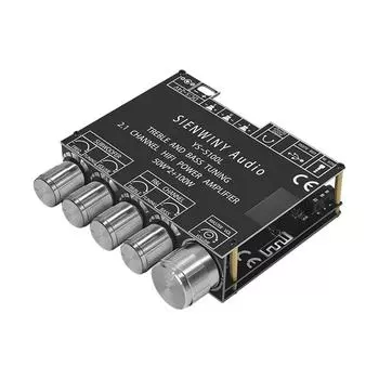 2.1 3-канальная плата усилителя мощности басов CS8673E с поддержкой управления через приложение для телефона SN9F