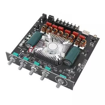 2.1-канальная плата усилителя мощности Bluetooth 220 Втx2 350 Вт ВЧ и НЧ TPA3255 Чип Цифровой