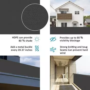 2/1 шт 16 м/1x3 м балконная сетка для ограждения, солнцезащитные сетки, садовый двор, ограждение, сетка для ограждения, крышка
