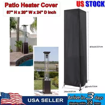 2/1 шт. Пирамидальный факел для обогревателя патио, чехол для прочного стоячего обогревателя патио, протектор для наружного треугольного стеклянного трубчатого обогревателя 1pc