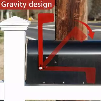 2/1 шт. сменный комплект флагов для почтовых ящиков, прочный, устойчивый к погодным условиям, красный металлический комплект флагов для исходящих почтовых ящиков, профессиональный комплект для выезда