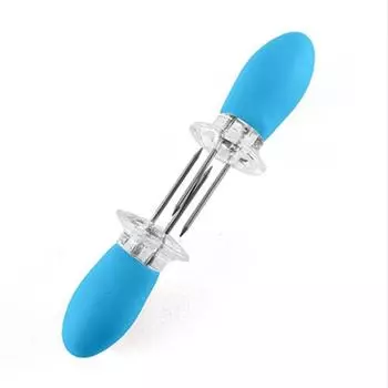 2/1 шт. Вилка для кукурузы для еды кукурузы Защита от ожогов Артефакт для еды кукурузы Изоляционная палочка Нержавеющая сталь Фруктовая вилка Детская безопасность Складная вилка 1PCS синий