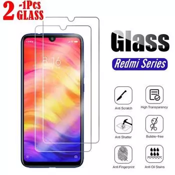2/1 шт. защитная стеклянная пленка для Xiaomi Redmi Note 7S, защитная пленка для экрана для Xiomi Red Mi 7 Note 7 S 8 9 9S, закаленное стекло Xiaomi Mi 6X прозрачный