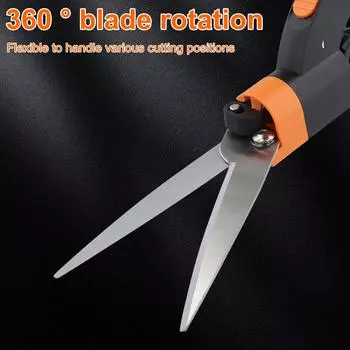 2/1PCS Gardening Pruner Shears with 360 Degree Swivel Blades Stainless Steel Scissors Grass Cutter for Flowers Branches Grass