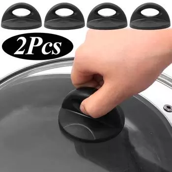 2/1pcs Replacement Lifting Handle Universal Pot Lid Holding Handle Glass Lib Cover Knob Cap for Home Kitchen Cookware Handgrip