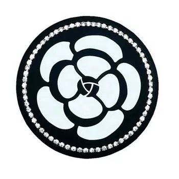2/1PcsCar Water Cup Pad Holders Non-slip Diamond Rhinestone Rubber Mat for Bottle Holder Coaster Auto Interior Cup Holders