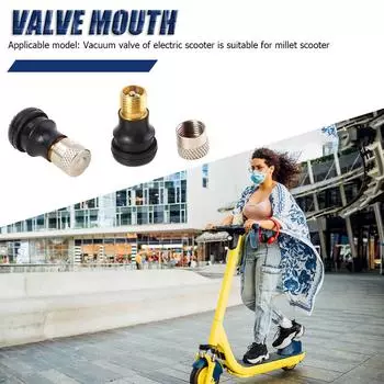 2-20PCS Wheel Tubelss Tire Tyre Valve Stem Outdoor Caring Personal Bicycle Supply for Xiaomi Mi Electric Scooter M365 Pro