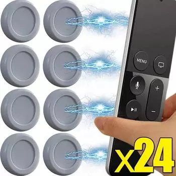 2/24 шт. магнитные крючки настенное крепление пульт дистанционного управления анти-потеря магнитный держатель круглые самоклеящиеся прочные крючки домашний органайзер для хранения