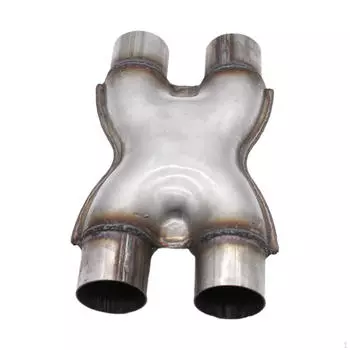 2,25-дюймовая выхлопная труба x универсальные автомобильные аксессуары для прямой замены