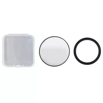 2.28 Inch Magnetic Phone Makeup Mirror Round Portable Makeup Mirror for IOS Phones 15 14 13 12 for чёрный