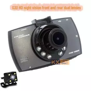 2,2-2,7-дюймовый HD 1080P Big Eyes G30 видеорегистратор с двумя объективами 8G high-speed memory card