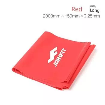 2/2.5 M Joinfit Long Elastic Band Latex Band Yoga Belt Men and Women Shaping Strength Training Tension Band 2.0 m Red 10 lb-Beginner Basics