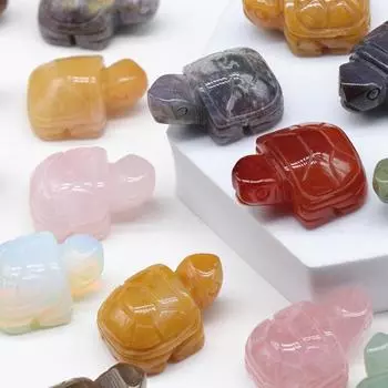 2*2,6 см искусственные хрустальные черепаховые украшения мини искусственные хрустальные натуральные лечебные камни резные фигурки из драгоценных камней миниатюрные товары для дома