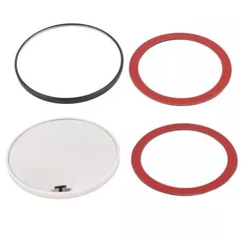 2,2-дюймовое магнитное зеркало для селфи с задней камерой, круглое портативное выпуклое зеркало для телефона, зеркало для макияжа Black