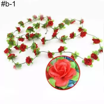 2,2 м искусственные поддельные цветы лист плюща виноградная лоза свадебная подвесная гирлянда растительный декор