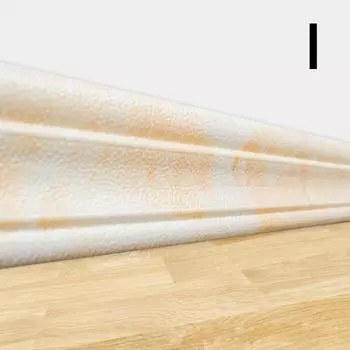 2.35M Самоклеящиеся обои для плинтуса с 3D-мраморной рамкой и линией талии Съемные наклейки на стену I