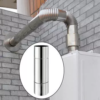 2,36-дюймовый диаметр газового нагревателя вентиляционная труба дымоход из нержавеющей стали для котла 6cmx20cm