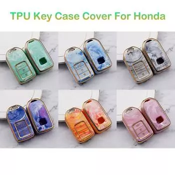 2/3/4/5 кнопки брелки ТПУ защита авто ключ чехол для Honda City Civic Accord CRV HRV BRV Jazz