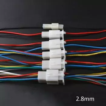 2/3/4/6/9 Pin Мужской Женский Разъем Кабельные Разъемы Комплекты вилок Мотоцикл Ebike Автомобиль 2Pin