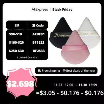 2/3/4/6 шт. треугольные слоеные мини-пуфы для макияжа лица, контурные тени, спонжи для макияжа, моющиеся, легкие бархатные пуховки для макияжа, инструмент