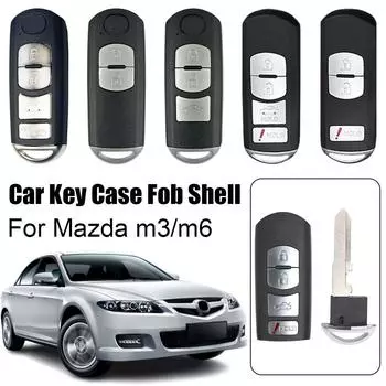 2 3 4 кнопки чехол для автомобильного ключа Fob Shell для Mazda 3 5 6 CX5 CX7 CX9 CX-5 CX-7 CX-9 MX-5 Miata RX-8 X-5 Summit Axela Atenza M3 V4W3