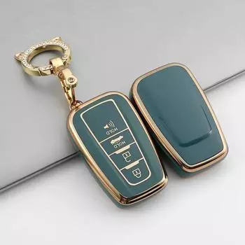 2/3/4 кнопки для Toyota Camry CHR Corolla RAV4 Avalon Land Cruiser Prado Prius 2017-2022, чехол для ключей из ТПУ, брелок для ключей