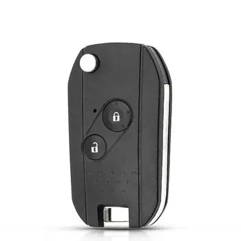 2/3/4 кнопки модифицированный складной откидной чехол для дистанционного ключа для Honda Odyssey Rigeline Accord CRV Civic 2 button чёрный